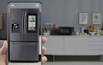 Nueva aplicación de realidad aumentada de Samsung permite ver cómo quedaría un producto de línea blanca en tu hogar