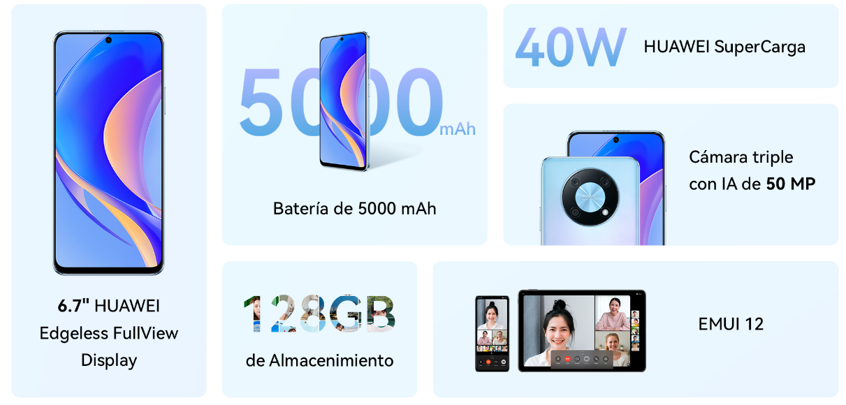 huawei y90 caracteristicas Chile